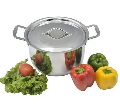 Queen Sauce Pot with SS Lid & Handle QSPSI-22