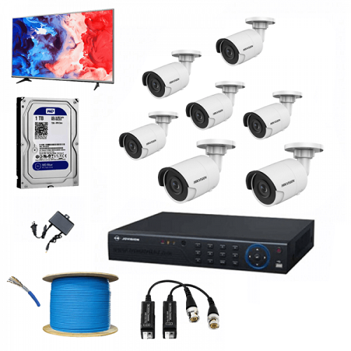 6 PCS HD CCTV Camera Packages Provider in Uttara Dhaka Bangladesh