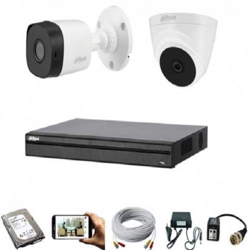 2PCS HD CCTV Camera Packages