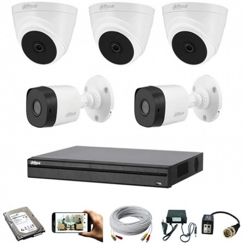 5 PCS HD CCTV Camera Packages Provider in Uttara Dhaka Bangladesh