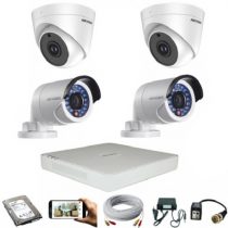 4 PCS HD CCTV Camera Packages Provider in Uttara Dhaka Bangladesh